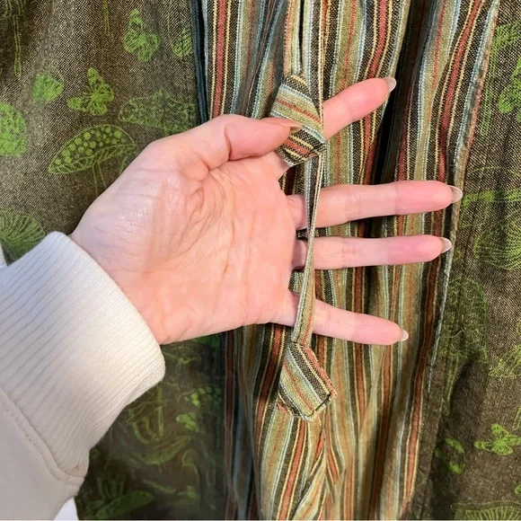 Siddhartha Made in Nepal 100% Cotton Harem Lantern Pants Small Hippie Festival - Picture 6 of 12